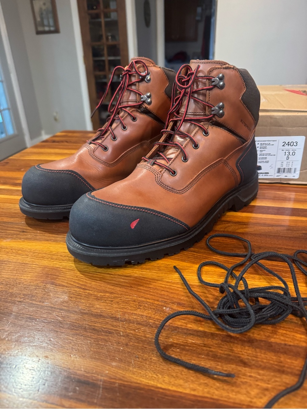 Red Wing Men's Waterproof 6” Boots BRNR XP 2403, Size 13 D